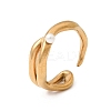 304 Stainless Steel Cuff Open Rings RJEW-B165-01G-1