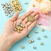80Pcs 2 Colors CCB Plastic Beads CCB-YW0001-59-4