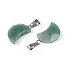 Natural Green Aventurine Pendants G-N349-02F-P-2