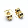 Brass Ear Nuts KK-I641-01G-1