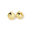 Brass Lotus Leaf Charms KK-V015-19G-1