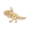 Rack Plating Brass Cubic Zirconia Pendants KK-E262-05G-2