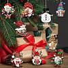 Christmas Theme Wood Pendants PW-WG6500E-01-4