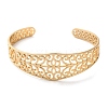 304 Stainless Steel Cuff Bangles for Women BJEW-K263-05G-14-2