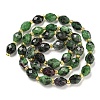 Natural Ruby in Zoisite Beads Strands G-N342-41-3