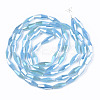Electroplate Glass Beads Strands EGLA-S194-03A-B03-2