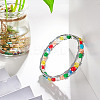 2 Strands Synthetic Moonstone Beads Strands G-GO0001-25B-6