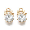 Alloy Rhinestones Pendants PALLOY-T073-02C-RS-1
