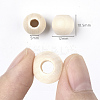 Unfinished Natural Wood European Beads X-WOOD-Q041-04E-2