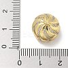 Rack Plating Brass Micro Pave Clear Cubic Zirconia Pendant Bails KK-L224-002G-3