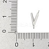 304 Stainless Steel Letter Connector Charms LS-STAS-M108-01P-22-3
