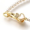 Brass Micro Pave Clear Cubic Zirconia Fold Over Clasps KK-H480-50P-01-5