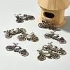 8Pcs 4 Styles Tibetan Style Alloy Pendants FIND-FS0002-59-9
