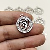 Constellation Themes Alloy Rhinestone Pendants PW-WGDA156-11-1