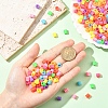 120G Opaque Polystyrene(PS) Plastic European Groove Beads KY-YW0002-24-3