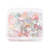 150Pcs 25 Colors Glass Pendants PALLOY-CJ00076-10