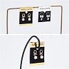 Plastic Earring Display Card CDIS-FG0001-38-7