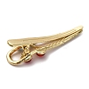 Cherry Golden Alloy Alligator Hair Clips LS-PHAR-K006-04B-G-3
