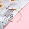 Natural Multicolor Tourmaline Handmade Beaded Chains Bracelet Making AJEW-JB00907-02-4