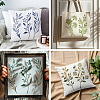 1 Set PET Hollow Out Drawing Painting Stencils DIY-MA0006-48-6