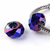 Electroplate Glass European Beads LS-X-EGLA-S132-03E-1