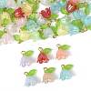 50Pcs Transparent Acrylic Pendants PALLOY-FS00043-03-2