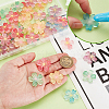 60Pcs 6 Colors Luminous Resin Cabochons RESI-GA0001-30-1-3