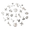 48Pcs 12 Styles Tibetan Style Alloy Pendants TIBE-FP0001-15-1