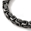 316 Surgical Stainless Steel Byzantine Chain Bracelets BJEW-Q349-02B-2
