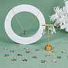 40Pcs 5 Colors Rack Plating Alloy Pendants FIND-DC0005-46-5