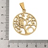 Ion Plating(IP) 304 Stainless Steel Pendants STAS-C103-37G-3