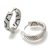 Rack Plating Brass Micro Pave Cubic Zirconia Hoop Earrings EJEW-H016-18P-2
