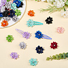 50Pcs 10 Colors Handmade Polyester Costume Accessories DIY-SP0006-45-4