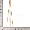Brass Micro Pave Clear Cubic Zirconia Big Pendants KK-G510-08G-3