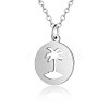 Non-Tarnish 201 Stainless Steel Pendant Necklaces NJEW-T009-JN133-40-1-1
