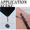 36Pcs Silicone Rings with 6Pcs Polyester Necklace Lanyard Anti-Loss Pendant Holder DIY-GF0008-07A-5