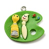 Opaque Resin Pendants LS-FIND-M012-01C-1