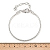 Brass European Style Bracelets for Jewelry Making X-KK-R031-06-5