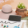 Polyester Braided Lace Trim OCOR-WH0110-14C-4