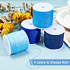   4 Rolls 4 Colors Nylon Thread Nylon String for Beading Jewelry Making NWIR-PH0001-84-2