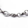 Non-Tarnish Ring 304 Stainless Steel Necklaces NJEW-F196-10P-3