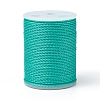 Round Waxed Polyester Cord X-YC-G006-01-1.0mm-25-1