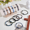 12Pcs 12 Colors Braided Rope Polyester Cord Bracelets BJEW-WR0001-05-4