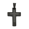 Ion Plating(IP) 304 Stainless Steel Pendants STAS-K091-01B-1