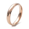Ion Plating(IP) 304 Stainless Steel Flat Plain Band Rings STAS-I160-C-15mm-RG-1