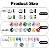 DIY Bowknot & Round & Heart Acrylic Beads Jewelry Making Findings Kits DIY-YW0010-82-2