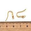 304 Stainless Steel Rhinestone Earring Hooks STAS-D310-01G-04-3