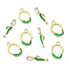 10Pcs Zinc Alloy Enamel Toggle Clasps FIND-CJ0004-98-8