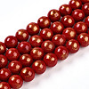 Natural Mashan Jade Beads Strands G-A255-A01-02A-2