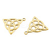 Ion Plating(IP) 201 Stainless Steel Pendants STAS-N098-263LG-3